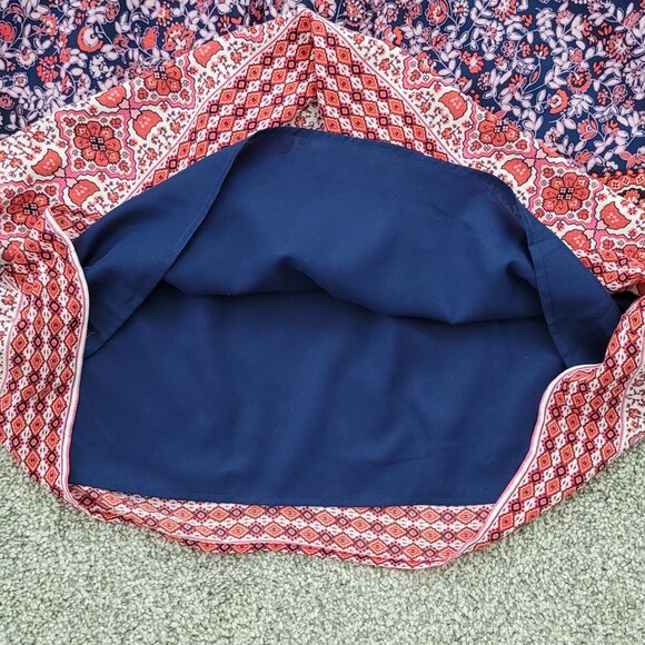 Gap Purple Flowered Sleeveless lined Dress Medium - Picture 11 of 12